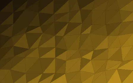Royal Gold Facets — dark black and gold low-poly background