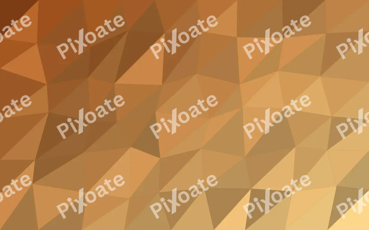 Saffron Fire Facets — colourful brown and yellow low-poly background