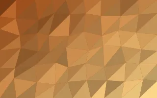 Saffron Fire Facets — colourful brown and yellow low-poly background