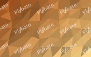 Saffron Fire Facets — colourful brown and yellow low-poly background