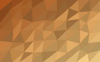 Saffron Fire Facets II — colourful brown and yellow low-poly background, variation II