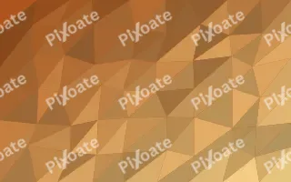 Saffron Fire Facets II — colourful brown and yellow low-poly background, variation II