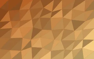 Saffron Fire Facets III — colourful brown and yellow low-poly background, variation III