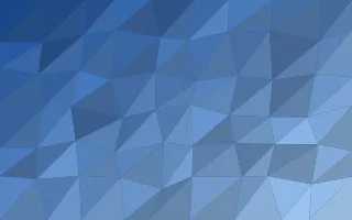 Skylark Facets II — colourful blue low-poly background, variation II