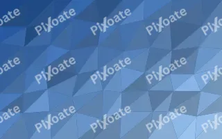 Skylark Facets II — colourful blue low-poly background, variation II