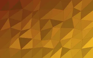 Sunset Facets — dark brown and gold low-poly background
