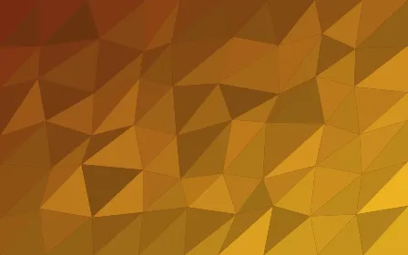 Sunset Facets — dark brown and gold low-poly background