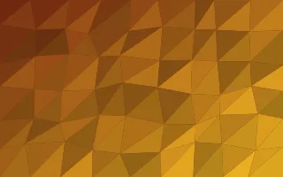 Sunset Facets III Sunset Facets III — dark brown and gold low-poly background, variation III