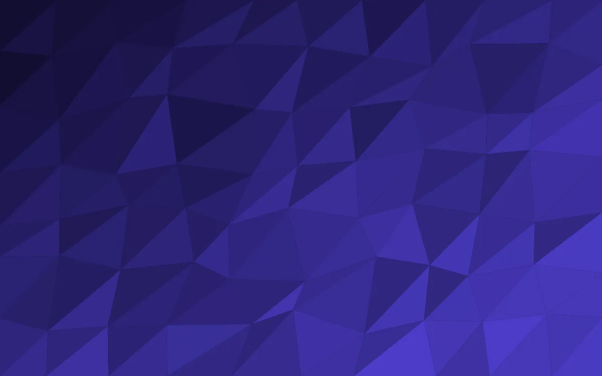 Ultra Indigo Facets — dark blue low-poly background