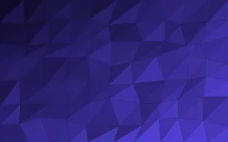 Ultra Indigo Facets II — dark blue low-poly background, variation II