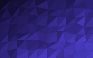 Ultra Indigo Facets III — dark blue low-poly background, variation III