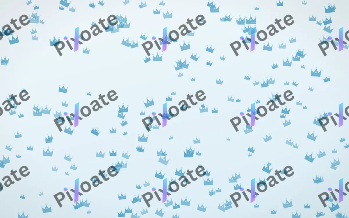 Arctic Frost Crowns Dense — light blue and white luxury background