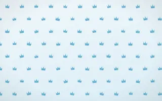 Arctic Frost Crowns Tiled — light blue and white luxury background