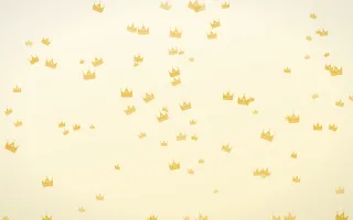 Buttercream Crowns — light gold, yellow and white luxury background