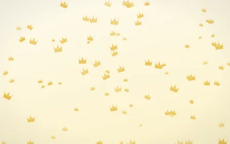 Buttercream Crowns — light gold, yellow and white luxury background