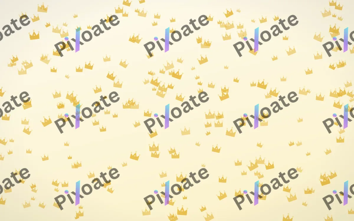 Buttercream Crowns Dense — light gold, yellow and white luxury background