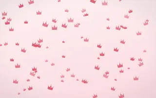 Cherry Soda Crowns III — light red and white luxury background, variation III