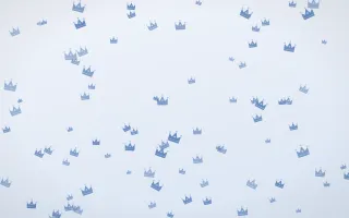 Denim Day Crowns II — light blue and white luxury background, variation II