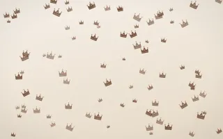Espresso Crowns — light brown, orange and beige luxury background