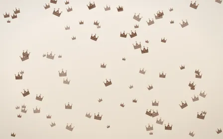 Espresso Crowns — light brown, orange and beige luxury background
