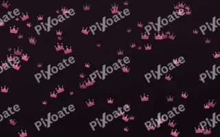 Flamingo Noir Crowns III — dark pink and black luxury background, variation III