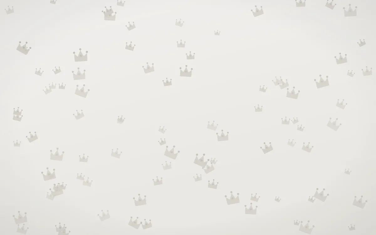 Fogline Crowns — light grey, orange and white luxury background