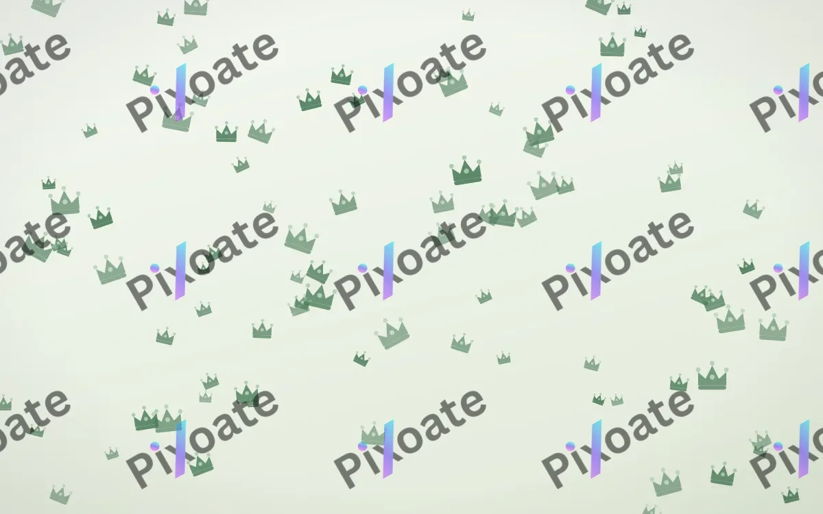 Forest Cream Crowns — light green and white luxury background