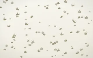 Fresh Linen Crowns III — light yellow and white luxury background, variation III