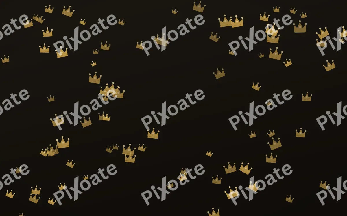 Golden Noir Crowns — dark gold, yellow and black luxury background