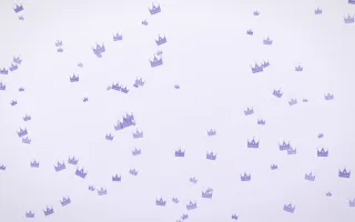 Lilac Frost Crowns — light blue and white luxury background