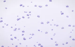 Lilac Frost Crowns II — light blue and white luxury background, variation II