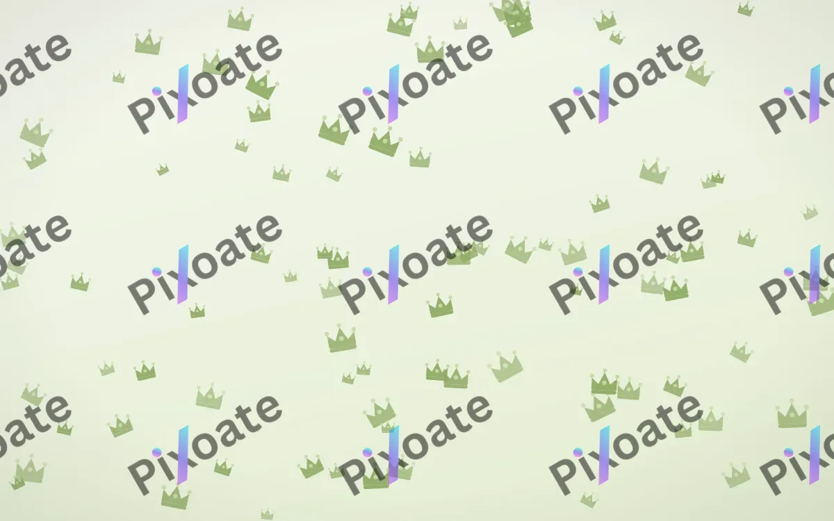Matcha Latte Crowns — light green and white luxury background
