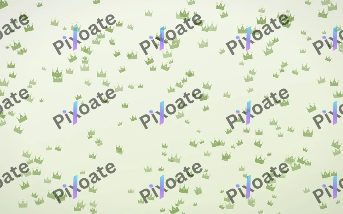 Matcha Latte Crowns Dense — light green and white luxury background