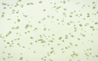 Matcha Latte Crowns Dense III — light green and white luxury background, variation III