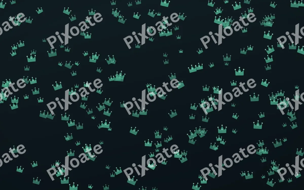 Midnight Garden Crowns Dense — dark green and black luxury background