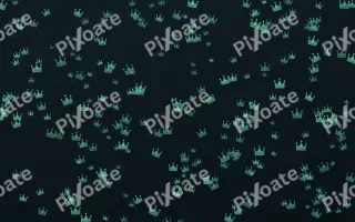 Midnight Garden Crowns Dense — dark green and black luxury background