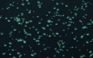 Midnight Garden Crowns Dense II — dark green and black luxury background, variation II