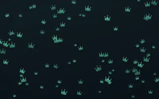 Midnight Garden Crowns II — dark green and black luxury background, variation II