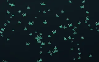 Midnight Garden Crowns III — dark green and black luxury background, variation III