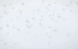 Mist Blue Crowns II — light blue and white luxury background, variation II