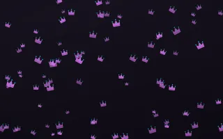 Neon Noir Crowns — dark purple, teal and black luxury background