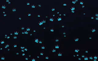 Neonline Crowns II — dark teal, pink and black luxury background, variation II