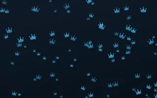 Ocean Ink Crowns — dark blue luxury background