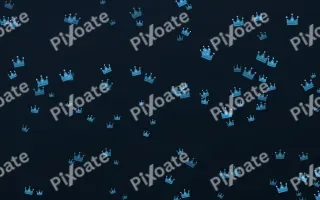 Ocean Ink Crowns — dark blue luxury background