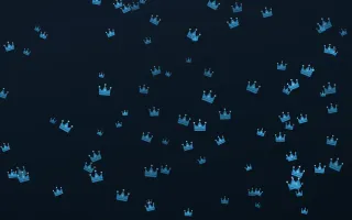 Ocean Ink Crowns III — dark blue luxury background, variation III
