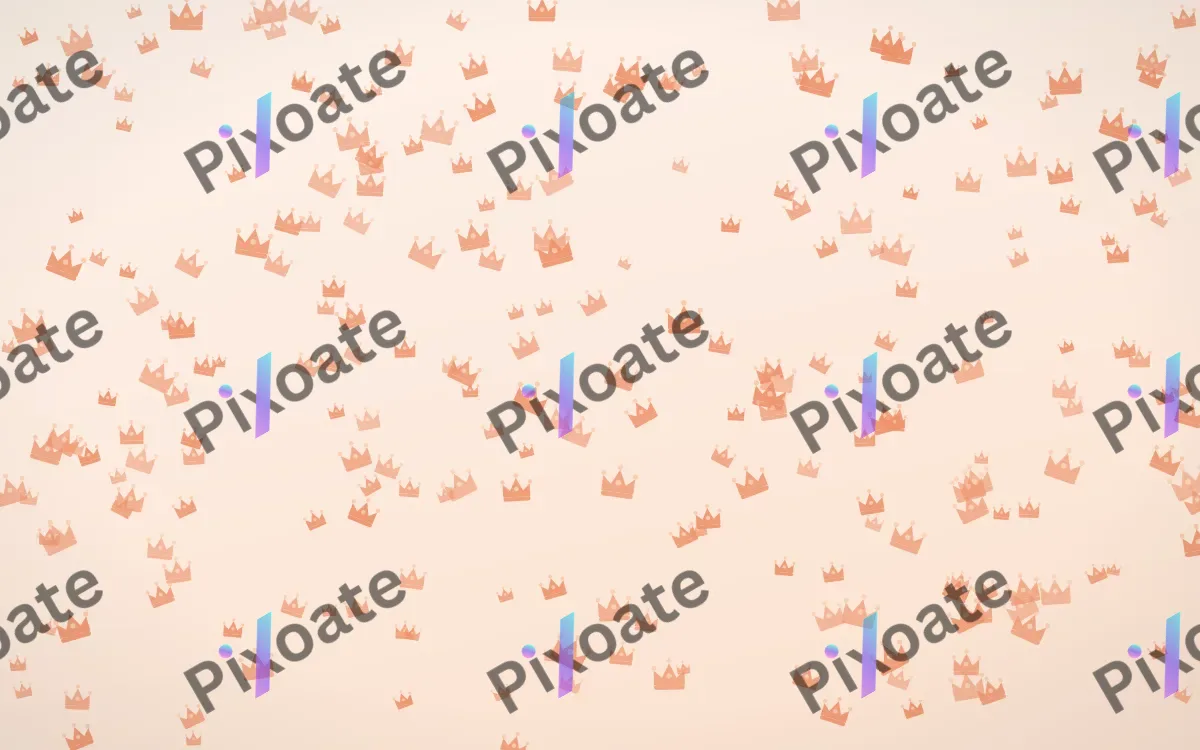 Peach Fuzz Crowns Dense — light orange and white luxury background