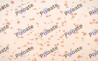 Peach Fuzz Crowns Dense III — light orange and white luxury background, variation III