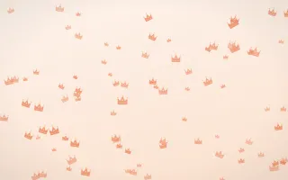 Peach Fuzz Crowns III — light orange and white luxury background, variation III
