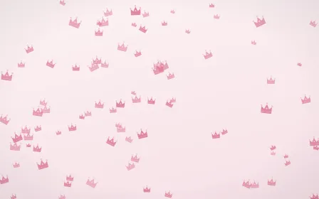 Rosewater Crowns — light pink and white luxury background