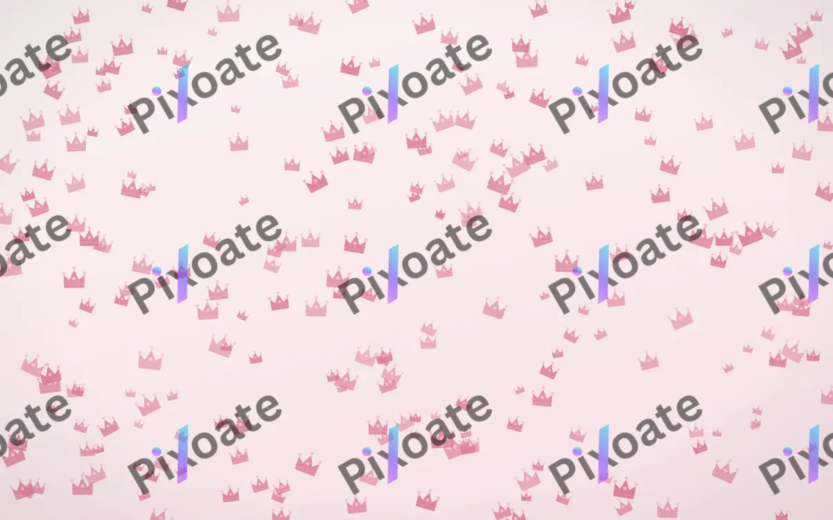 Rosewater Crowns Dense — light pink and white luxury background